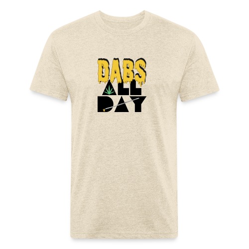 Dabs All Day - Men’s Fitted Poly/Cotton T-Shirt