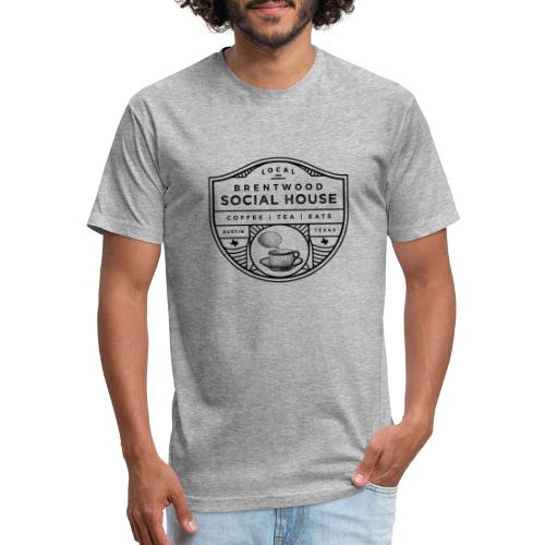 Brentwood Social House Badge - Fitted Cotton/Poly T-Shirt by Next Level