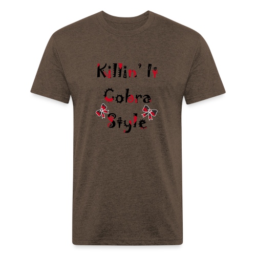 Killin' It Cobra - Men’s Fitted Poly/Cotton T-Shirt
