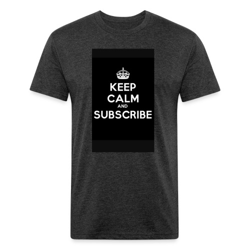 Keep calm merch - Men’s Fitted Poly/Cotton T-Shirt