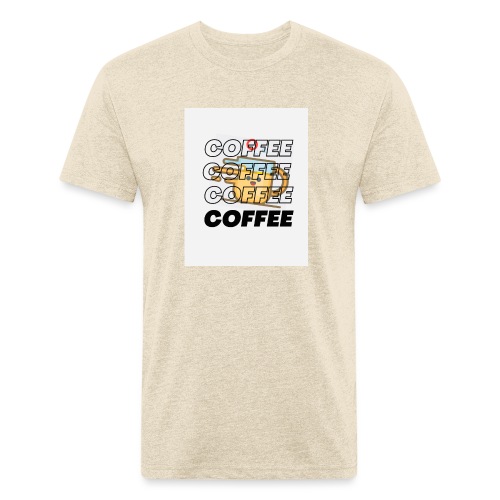 PB Coffee Stamp - Men’s Fitted Poly/Cotton T-Shirt
