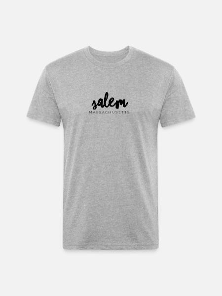 Salem Massachusetts - Unisex Poly/Cotton T-Shirt - heather gray