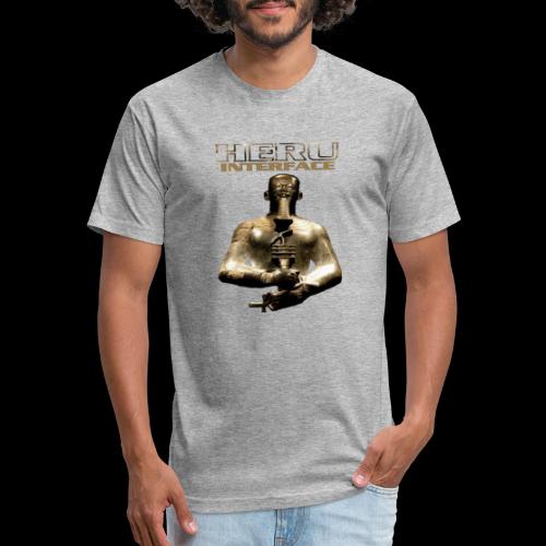Heru Gold - Men’s Fitted Poly/Cotton T-Shirt