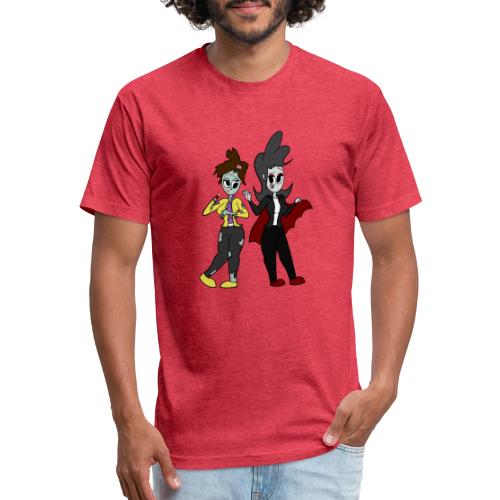 Vampire Coll and Zombie Dersy - Unisex Poly/Cotton T-Shirt