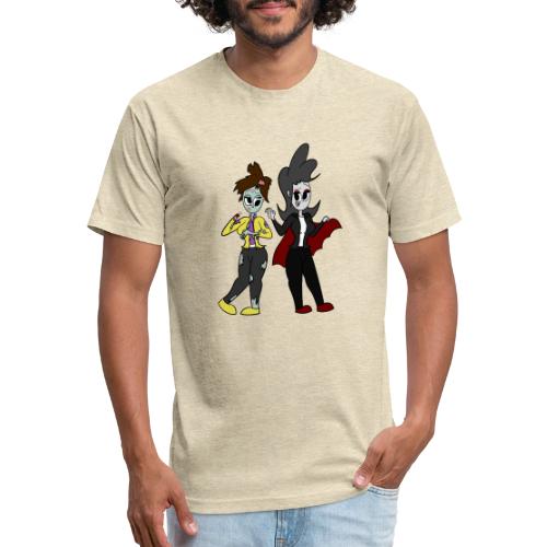 Vampire Coll and Zombie Dersy - Unisex Poly/Cotton T-Shirt