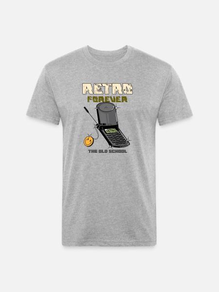 phone - Unisex Poly/Cotton T-Shirt - heather gray