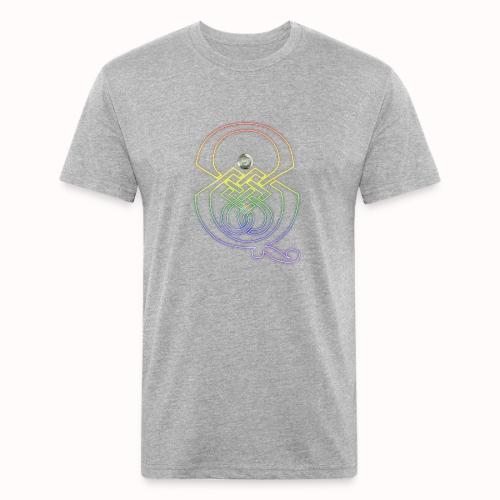 disco rainbow - Unisex Poly/Cotton T-Shirt