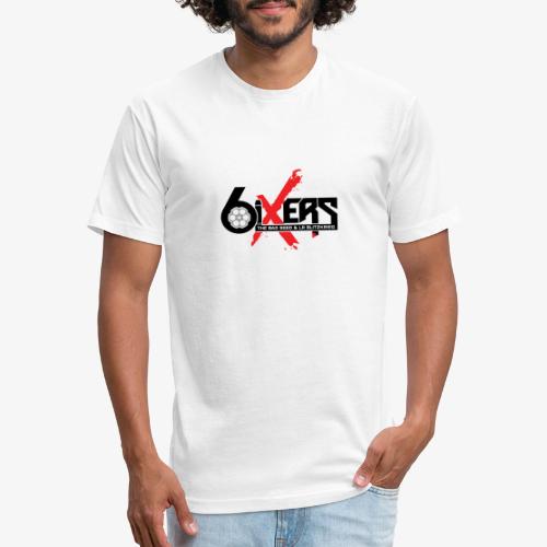 6ixersLogo - Men’s Fitted Poly/Cotton T-Shirt