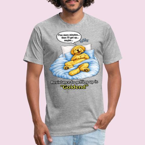 Funny Goldendoodle Sleeping design. - Unisex Poly/Cotton T-Shirt