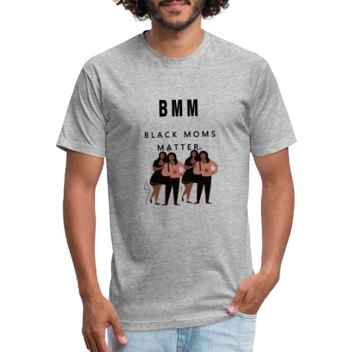 BMM 2 brown - Men’s Fitted Poly/Cotton T-Shirt