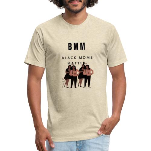 BMM 2 brown - Men’s Fitted Poly/Cotton T-Shirt