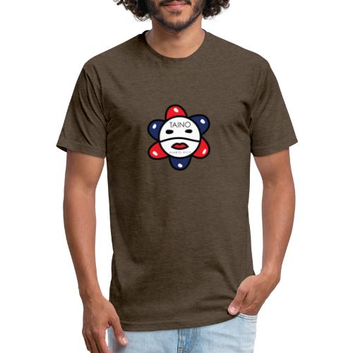 Sol Taino de Puerto Rico - Men’s Fitted Poly/Cotton T-Shirt