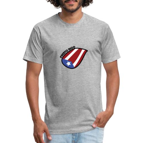 Puerto Rico En Mi Lengua - Fitted Cotton/Poly T-Shirt by Next Level