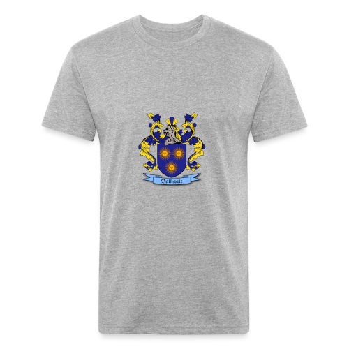 Bathgate Family Crest - Men’s Fitted Poly/Cotton T-Shirt
