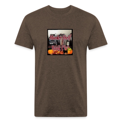 Fall with the Murder Shelf Book Club podcast! - Fitted Cotton/Poly T-Shirt by Next Level