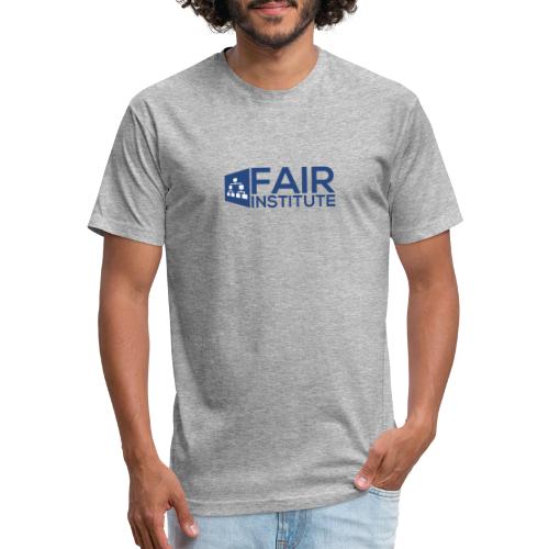 FAIR Blue Logo - Fitted Cotton/Poly T-Shirt by Next Level