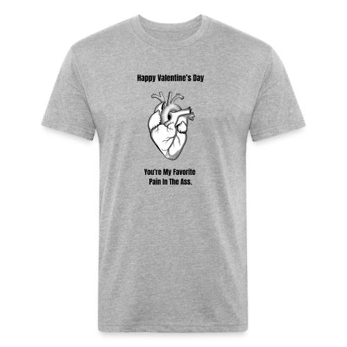 I'm Glad I Swiped Right T-Shirt | Funny Valentine - Unisex Poly/Cotton T-Shirt