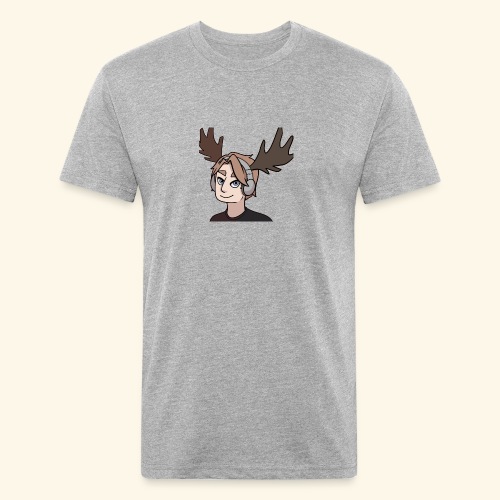 The Moose is on the loose - Men’s Fitted Poly/Cotton T-Shirt