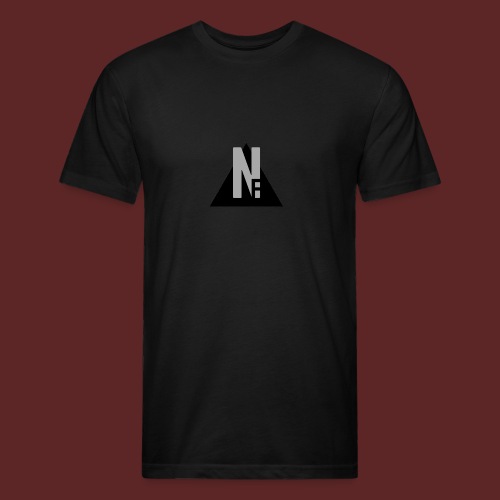 Basic NF Logo - Men’s Fitted Poly/Cotton T-Shirt