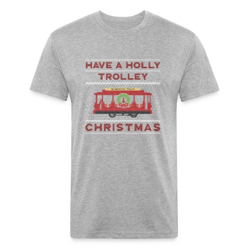 holly trolley - Fitted Cotton/Poly T-Shirt by Next Level
