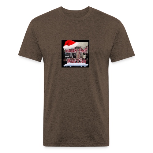 Murder Bookie Christmas! - Fitted Cotton/Poly T-Shirt by Next Level