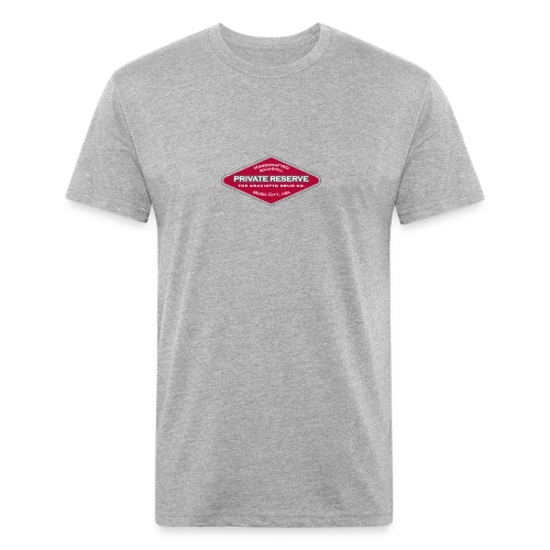 PRIVATE RESERVE BADGE - Men’s Fitted Poly/Cotton T-Shirt