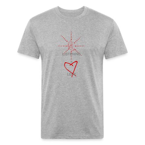 Listening Equals Love - Unisex Poly/Cotton T-Shirt