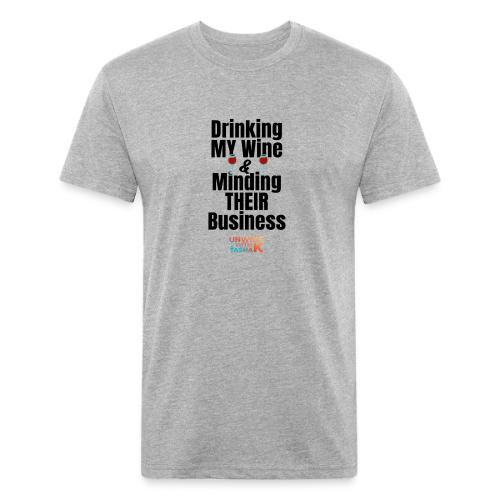 Drinking my wine black - Unisex Poly/Cotton T-Shirt