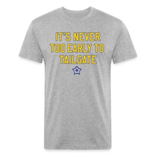 It's Never Too Early to Tailgate - Unisex Poly/Cotton T-Shirt