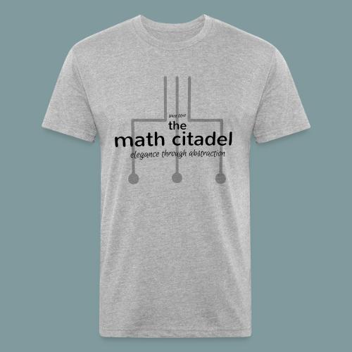 Abstract Math Citadel - Unisex Poly/Cotton T-Shirt
