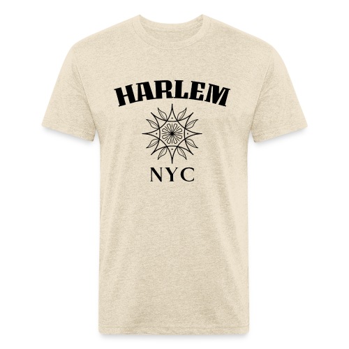 Harlem Style Graphic - Men’s Fitted Poly/Cotton T-Shirt