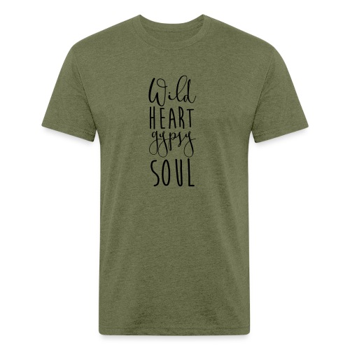 Cosmos 'Wild Heart Gypsy Sould' - Men’s Fitted Poly/Cotton T-Shirt