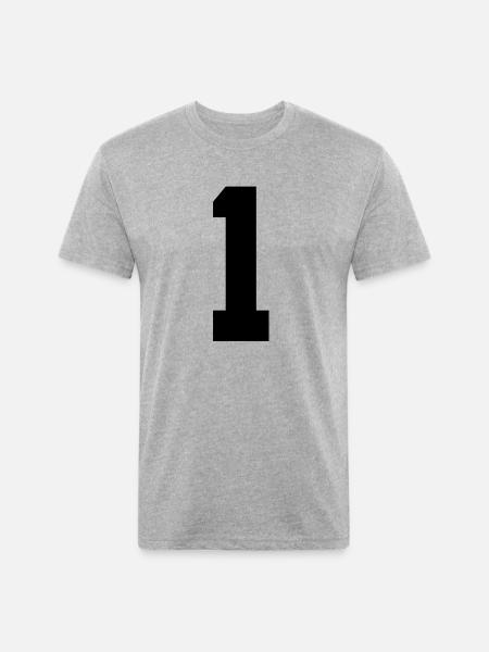 1 - Unisex Poly/Cotton T-Shirt - heather gray