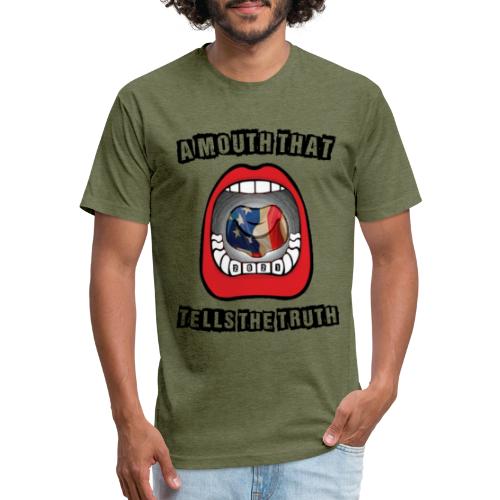 BIGMOUTH - Fitted Cotton/Poly T-Shirt by Next Level