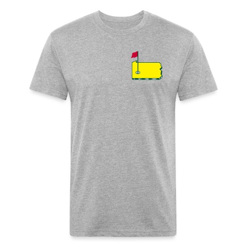Pittsburgh Golf (2-Sided) - Fitted Cotton/Poly T-Shirt by Next Level
