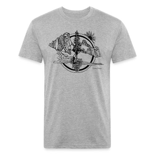 We Live Here - Unisex Poly/Cotton T-Shirt