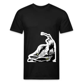 The Mountain - Fitted Cotton/Poly T-Shirt by Next Level