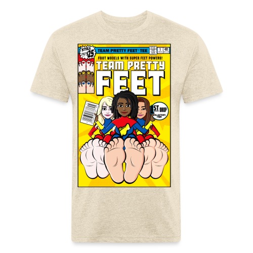 TEAM PRETTY FEET Comic Cover (Variant Edition 1) - Fitted Cotton/Poly T-Shirt by Next Level