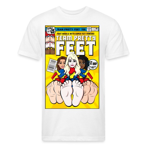 TEAM PRETTY FEET Comic Cover (Variant Edition 2) - Fitted Cotton/Poly T-Shirt by Next Level