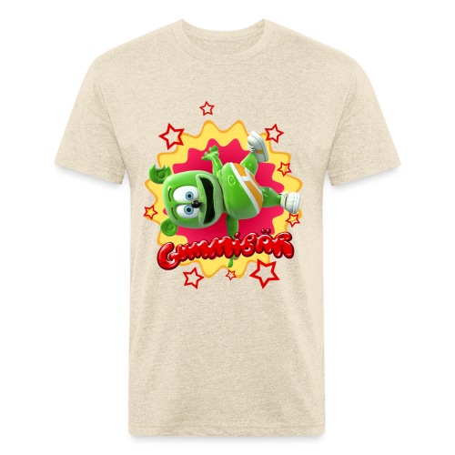 Gummibär Starburst - Fitted Cotton/Poly T-Shirt by Next Level