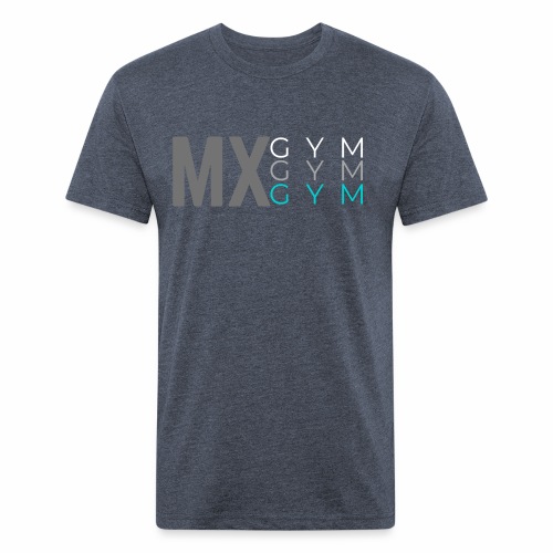 MX Gym Minimal Hat 3 - Fitted Cotton/Poly T-Shirt by Next Level