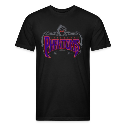 Pittsburgh Phantoms (Roller Hockey) - Fitted Cotton/Poly T-Shirt by Next Level