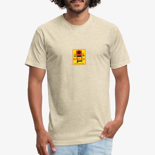 Rhythm Grill patch logo - Fitted Cotton/Poly T-Shirt by Next Level
