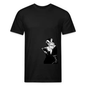 Salty Nun 2 color VG - Fitted Cotton/Poly T-Shirt by Next Level
