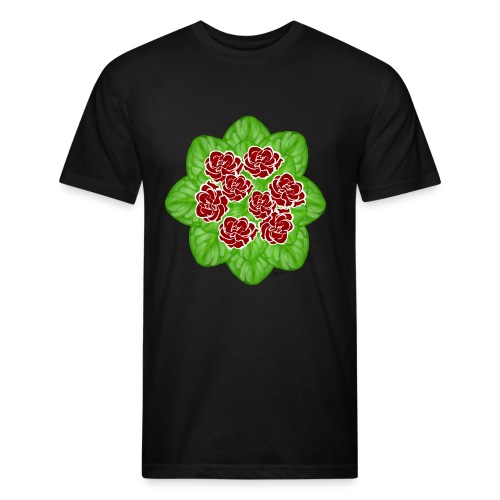 African Violet Graphic - Fitted Cotton/Poly T-Shirt by Next Level