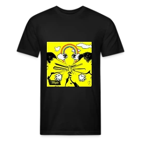 fone face - Fitted Cotton/Poly T-Shirt by Next Level