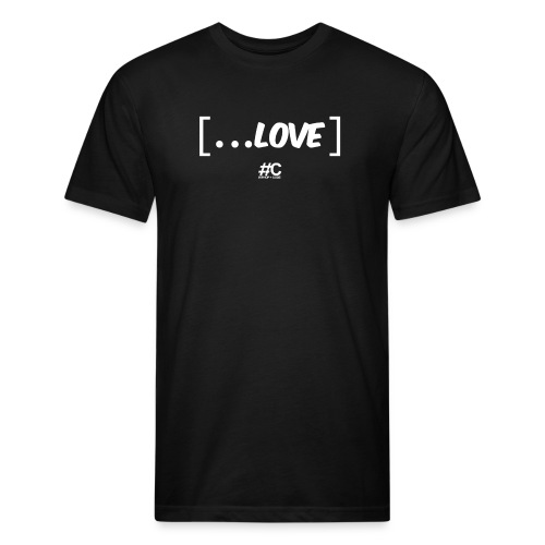 spread love - Fitted Cotton/Poly T-Shirt by Next Level