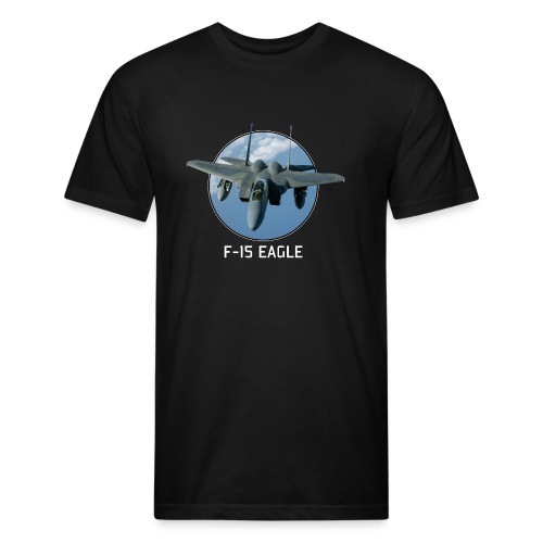 F-15 Eagle - Fitted Cotton/Poly T-Shirt by Next Level