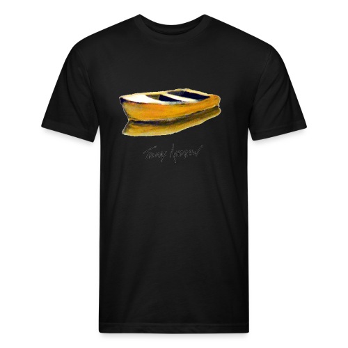 Yellow Boat Tshirt design5 - Fitted Cotton/Poly T-Shirt by Next Level