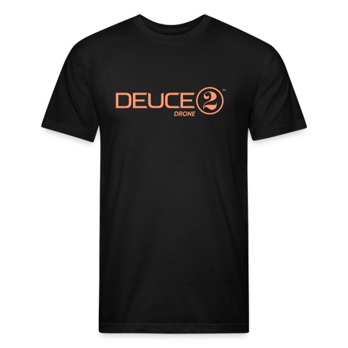 Deuce Drone Full Logo - Fitted Cotton/Poly T-Shirt by Next Level